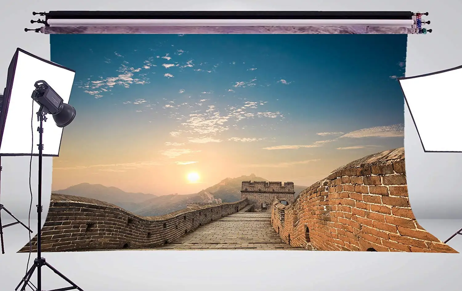 Великолепная китайская стена природные фотопейзажи студийный фон 150x220 см