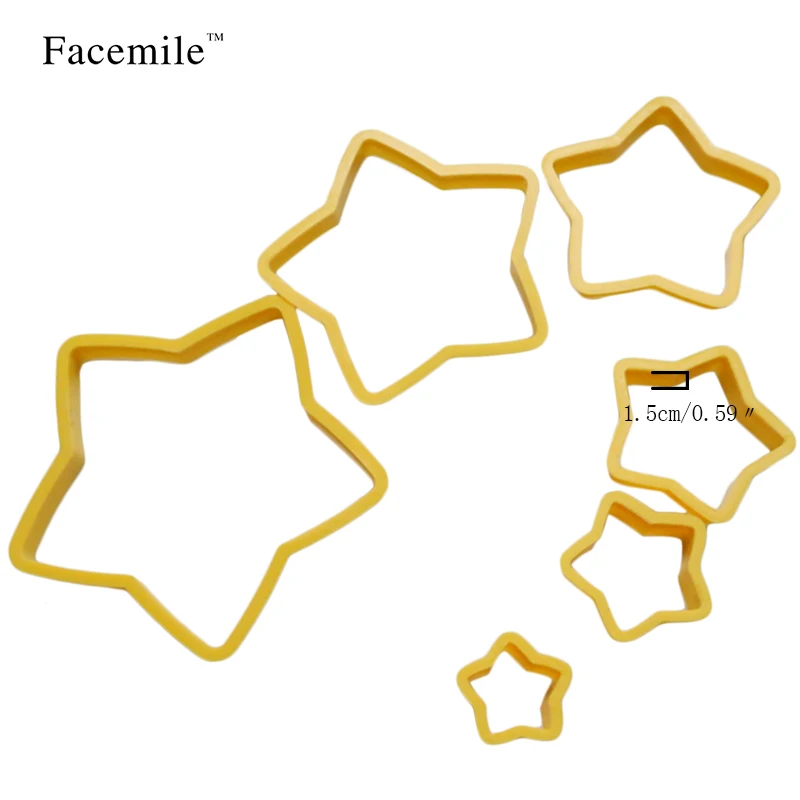 Имбирная звезда Рождественское украшение помадка Пончик печенье комплект для