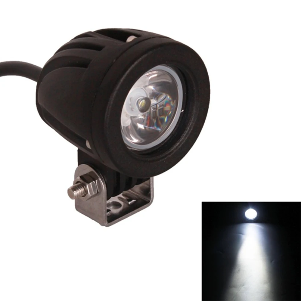 

2pcs 10W LED Work Light For Offroad Motorcycle 4x4 ATV Motor Spot Beam Lights 6500K Work Driving Fog Light