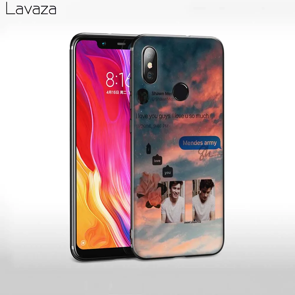 Мягкий чехол из ТПУ Lavaza Shawn Mendes для Xiaomi Mi 6 8 A2 Lite 9 Pro A1 Mix 2s Max 3 F1 |