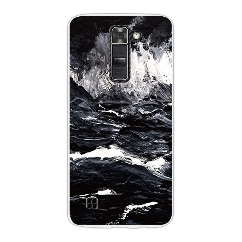 Для LG K7 K330/Tribute 5 LS675/X210 X210DS модная задняя крышка Fundas для TPU Ультратонкий Мягкий