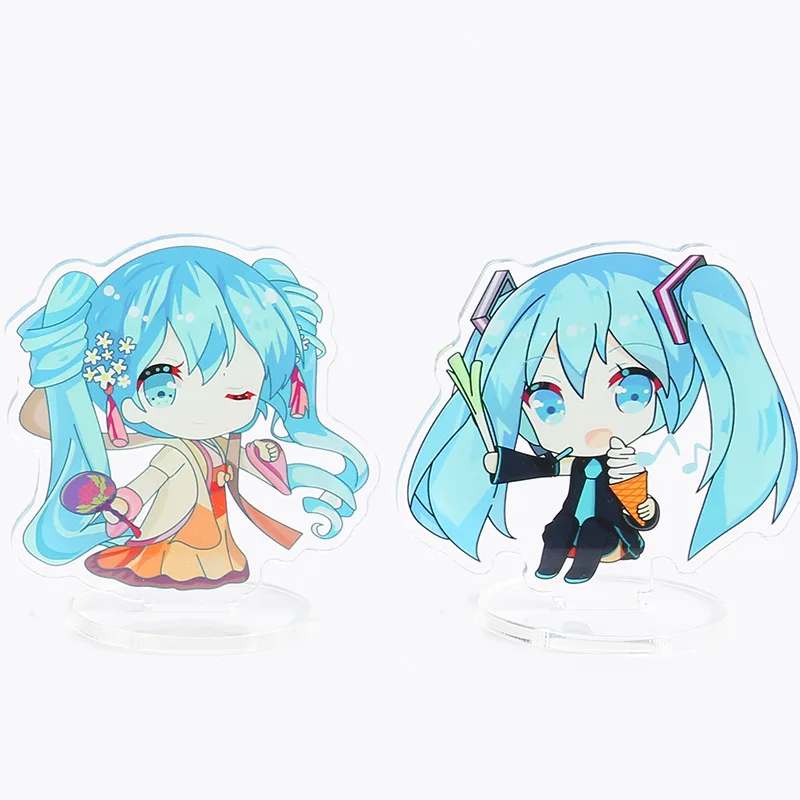 Аниме Хацунэ Мику акриловый брелок Kagamine Len Yuezheng Longya Yan He Luo Tianyi Yuezheng Ling милые забавные игрушки llaveros 8 см