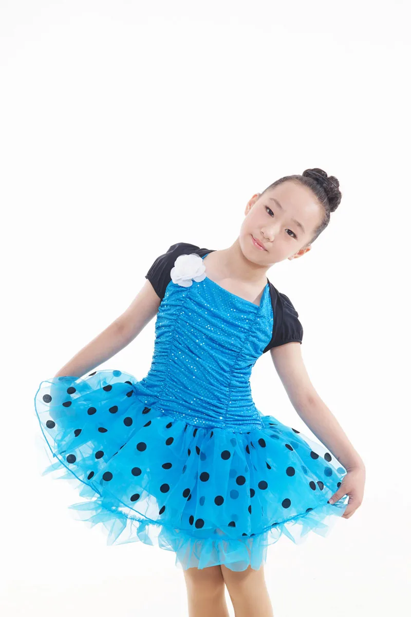 Фото Платье Эльзы летняя детская Одежда для танцев одежда девочек платье-костюм