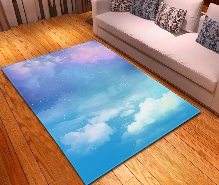 8 Простой Таинственный Звездное ковер для гостинной спальни столовая rugs and carpets шелковистый для дома, гостиной Космический galaxy ковер - Цвет: 8