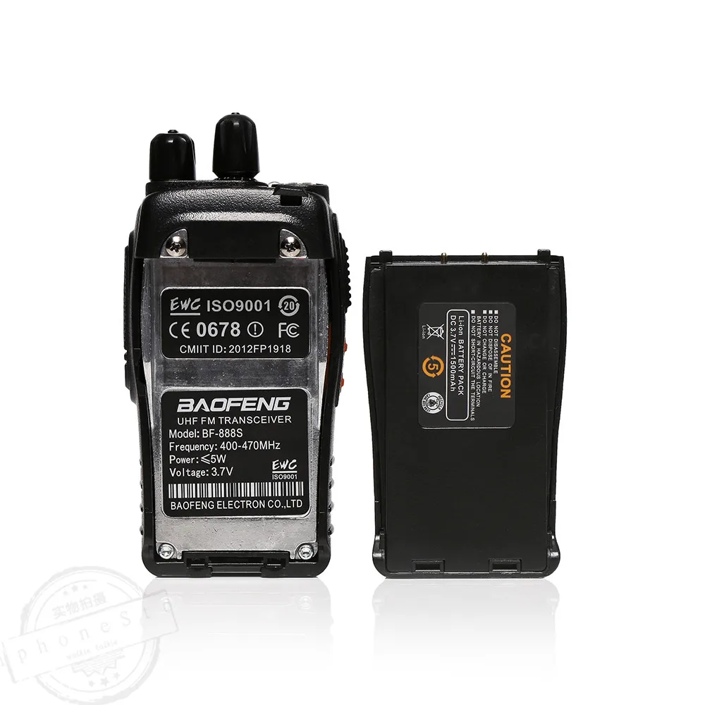 4 шт. baofeng bf 888s портативная рация радио comunicador 5 Вт UHF 400 470 МГц 16ch cb 888S pofung