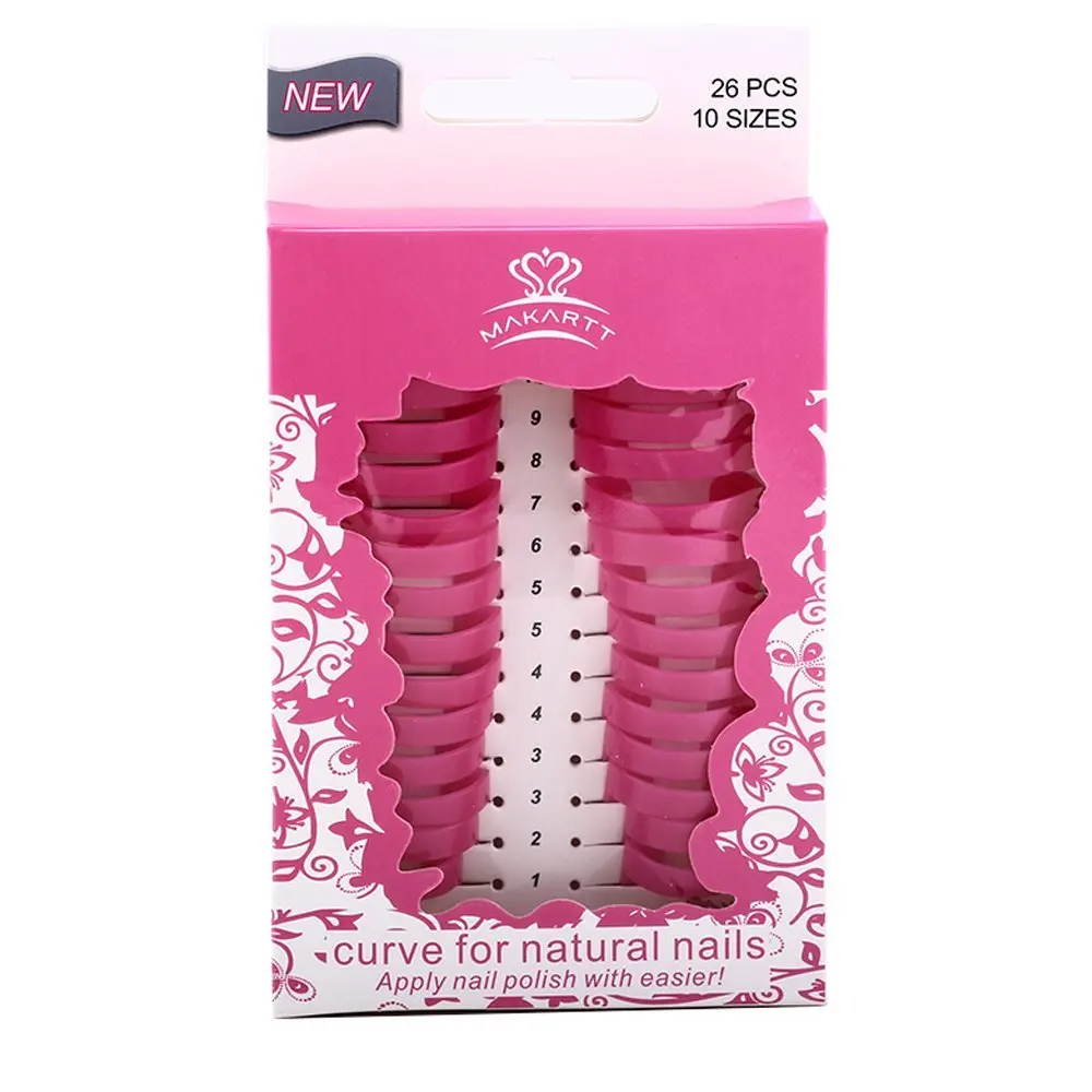 Makartt 26pcs/pack Creative Spill-Resistant Manicure Finger Cover Nail Polish Shield Protector Molds F0400 | Красота и здоровье