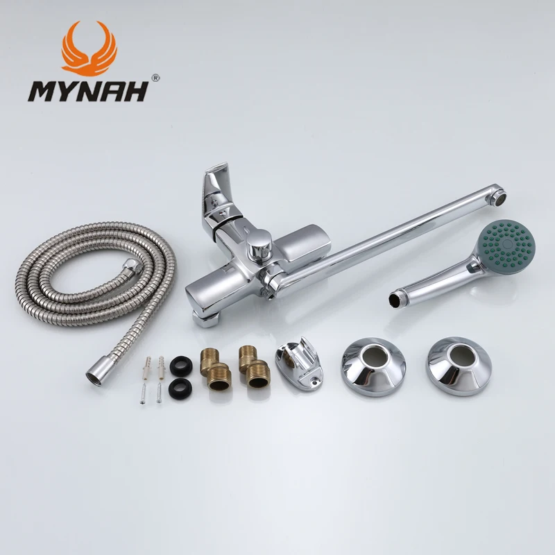 MYNAH русская Бесплатная доставка смеситель для душа ванны Душевая система