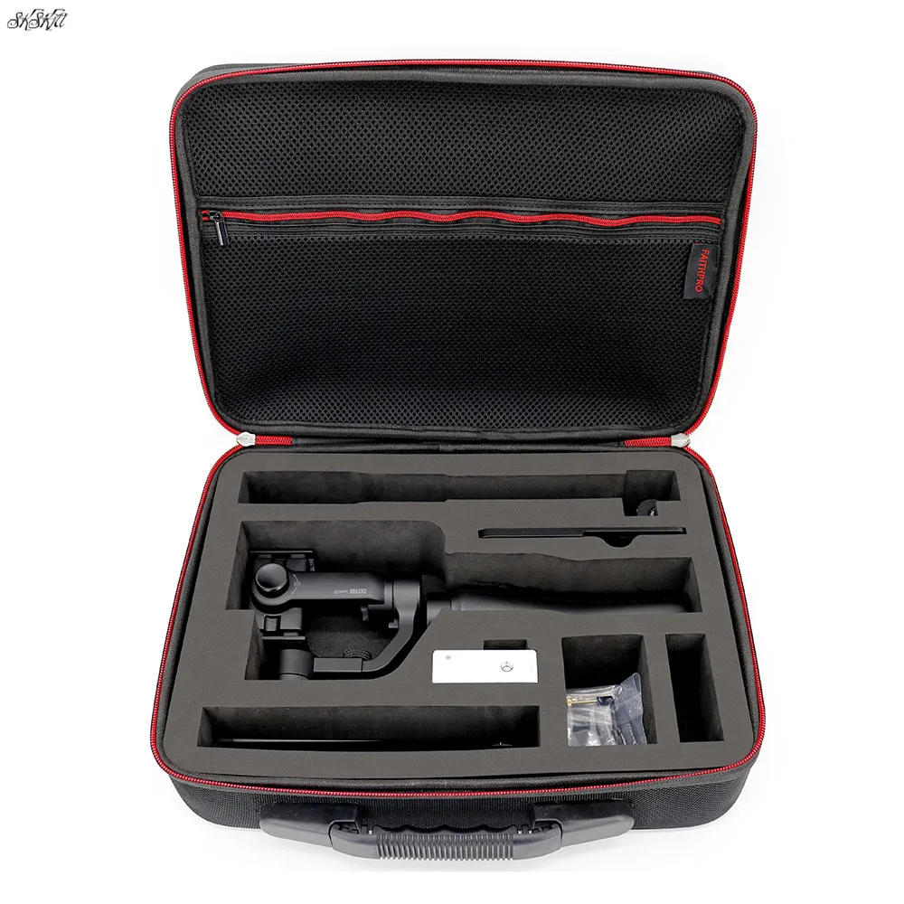 

Storage Hard bag case For Zhiyun Smooth Q Handheld Gimbal / DJI OSMO For GoPro Hero 5 6 xiaomi Yi Action Camera Box