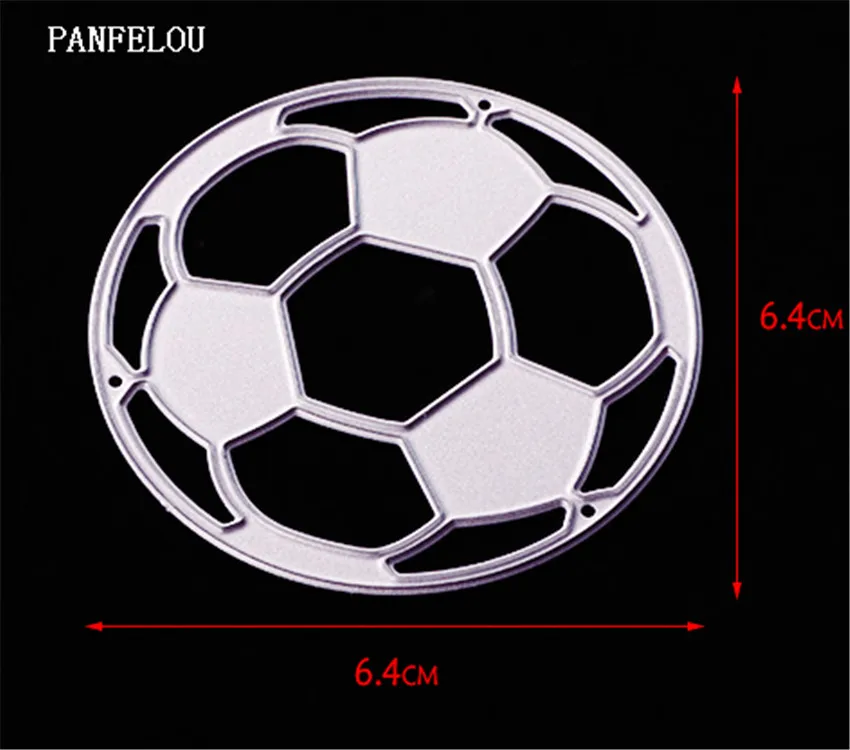 PANFELOU Christmas football Scrapbooking DIY album cards paper die metal craft stencils punch cuts dies cutting | Дом и сад