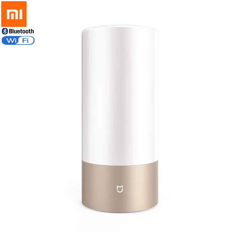 Xiaomi Мини Смарт ночник для дома прикроватные лампы 16 миллион цветов bluetooth с
