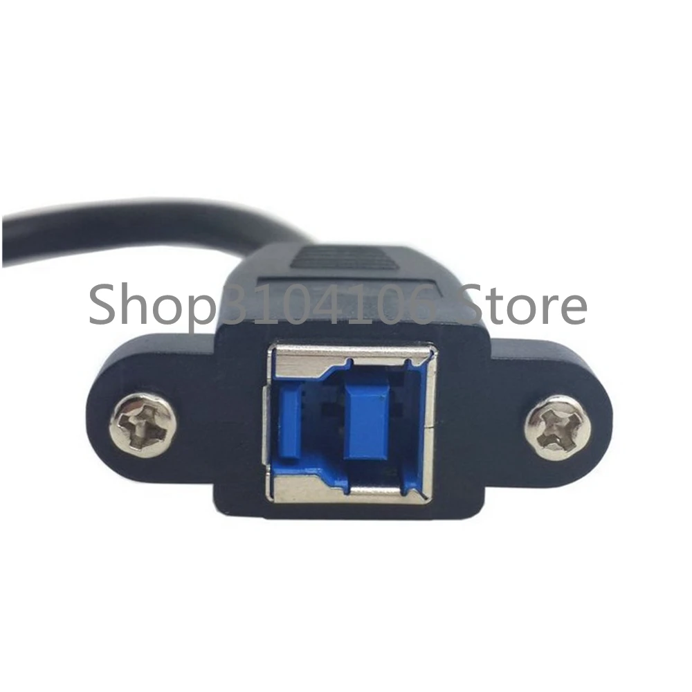 USB 3 0 A папа к B гнездовой разъем адаптера конвертер кабель с винтовой панелью