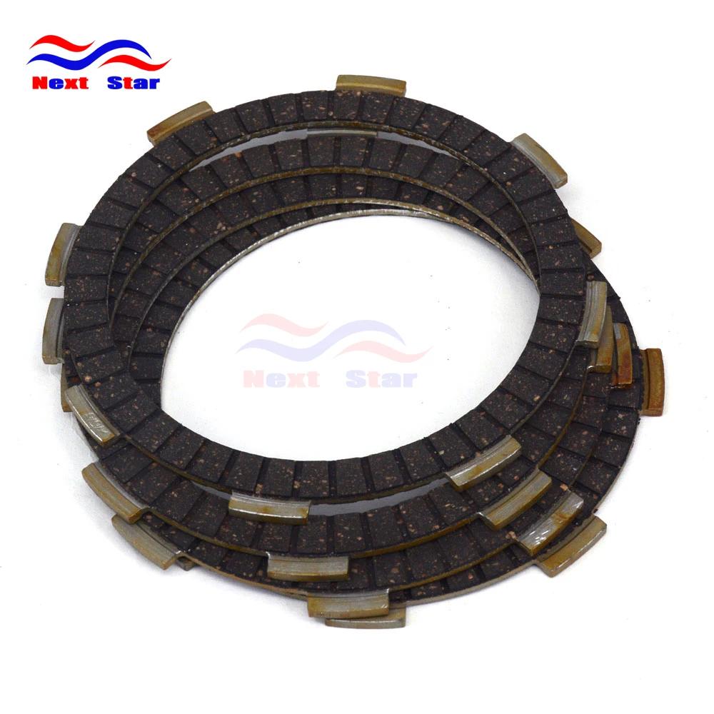 4 шт. детали двигателя мотоцикла фрикционные диски сцепления подходят для HONDA XR100R