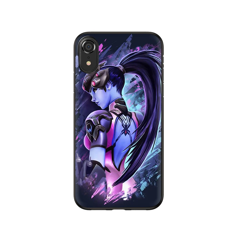 Мягкий чехол для телефона Overwatch OW для iphone 5 5S 6 6S Plus 7 8 Plus X XR XS 11 Pro Max - Цвет: B2
