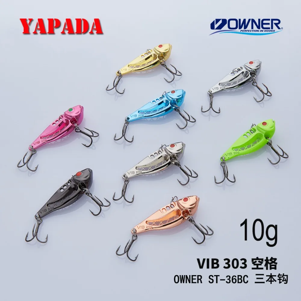 YAPADA VIB 303 Space 10 г/15 г усиленный тройной крючок 43 49 мм перо многоцветный цинковый