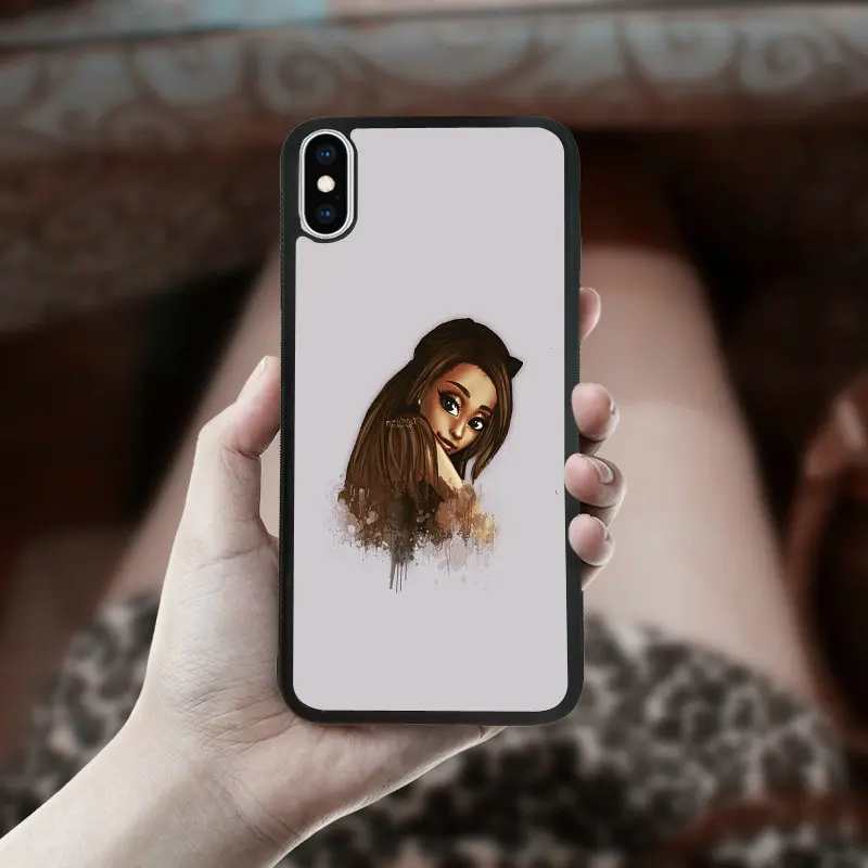 Чехлы с рисунком для iphone X XS чехол мобильного телефона Черная задняя крышка