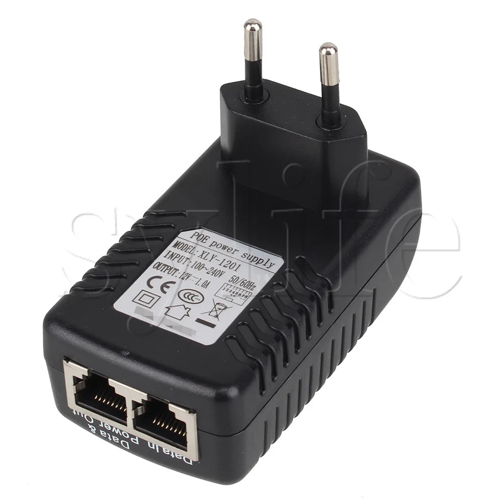 Инжектор питания PoE 12 В постоянного тока 1 А адаптер Ethernet для беспроводной точки