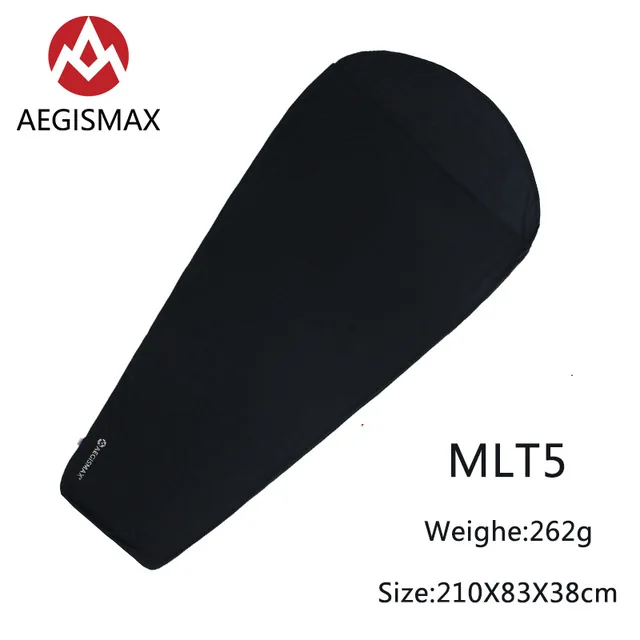 AEGISMAX термолитовый согревающий спальный мешок 5/8 градусов Цельсия, подкладка для наружного кемпинга, портативный одноместный спальный лист с блокировкой температуры - Цвет: MLT5