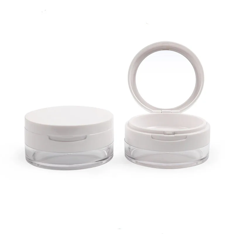 

300pcs/lot 20ml 20g Empty Beauty Makeup Case Loose Powder Jar Travel Containers PP Powder Eye Cream Jar Liquid Container