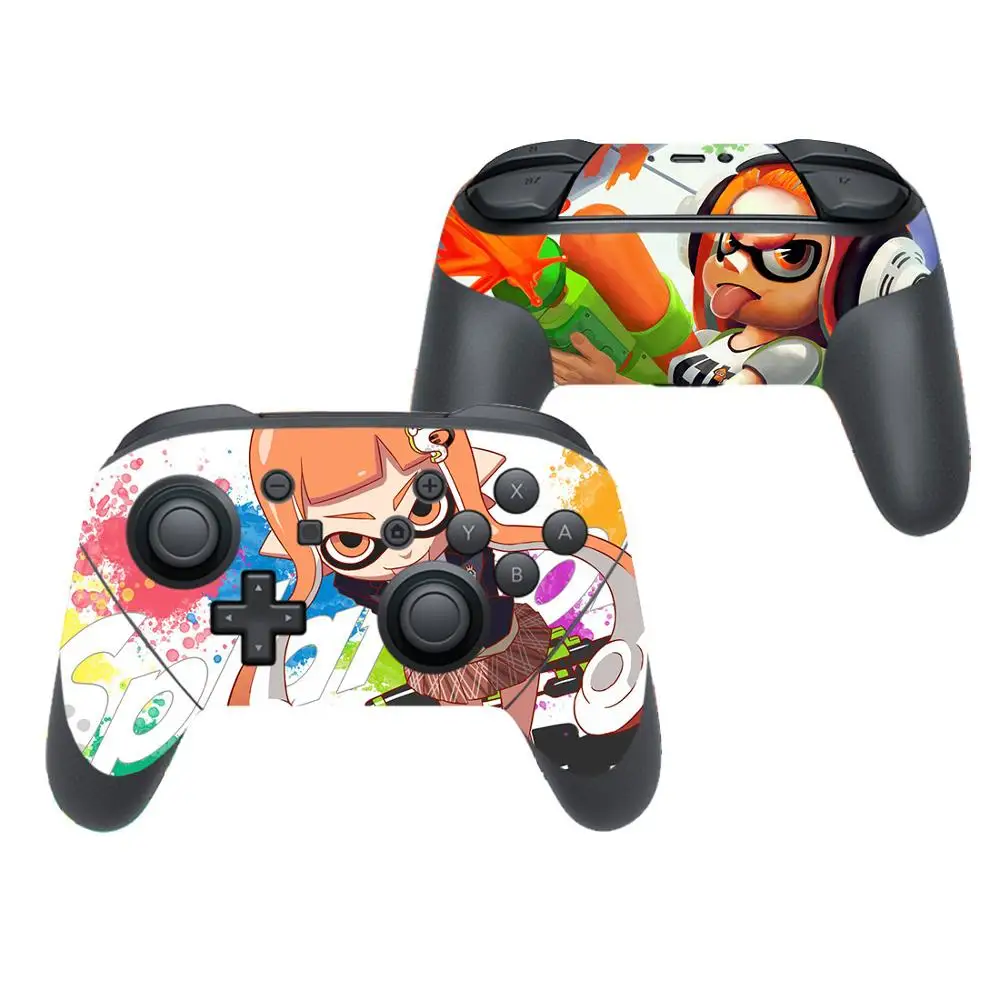 Виниловая наклейка на чехол Splatoon 2 кожу для контроллера Nintendo Switch Pro геймпад