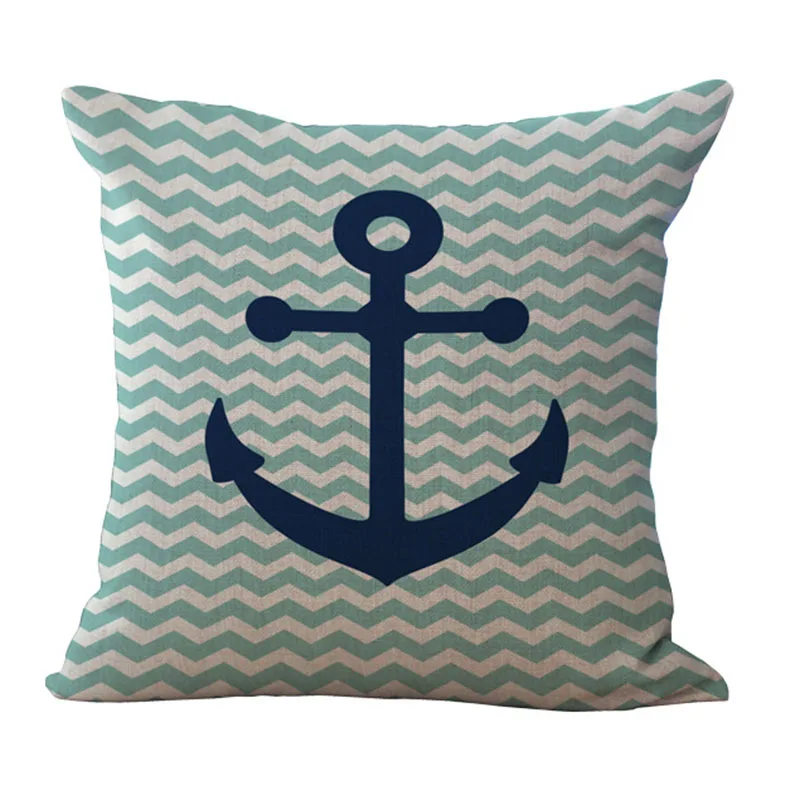 Спасательная лодка парусник сизаль наволочка хлопок и лен диван поясная подушка