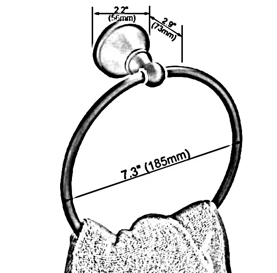 Античные латунные настенные держатели для полотенец Cba130|towel ring holder|towel ringring towel