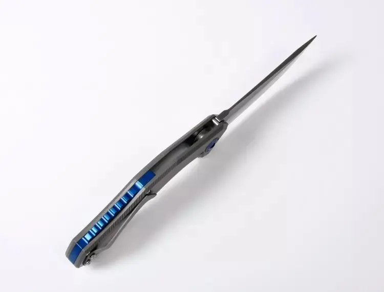 Одежда высшего качества карман Ножи D2 лезвие складной TC4 Титан ручка Открытый