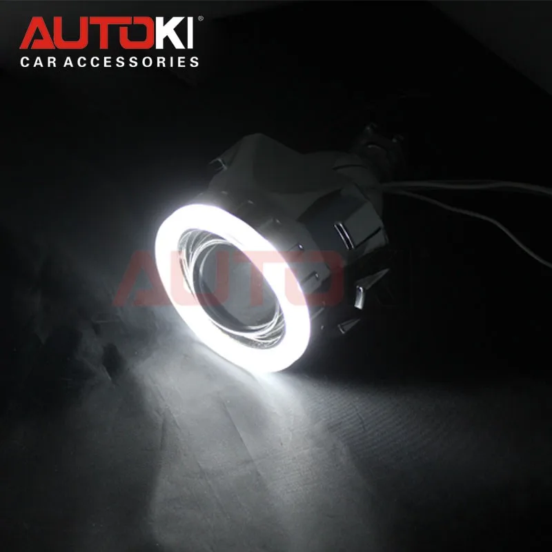 Autoki автомобильный Стайлинг круглый Halo angel eyes кольцо + 2 5 ''Hid объектив Мини