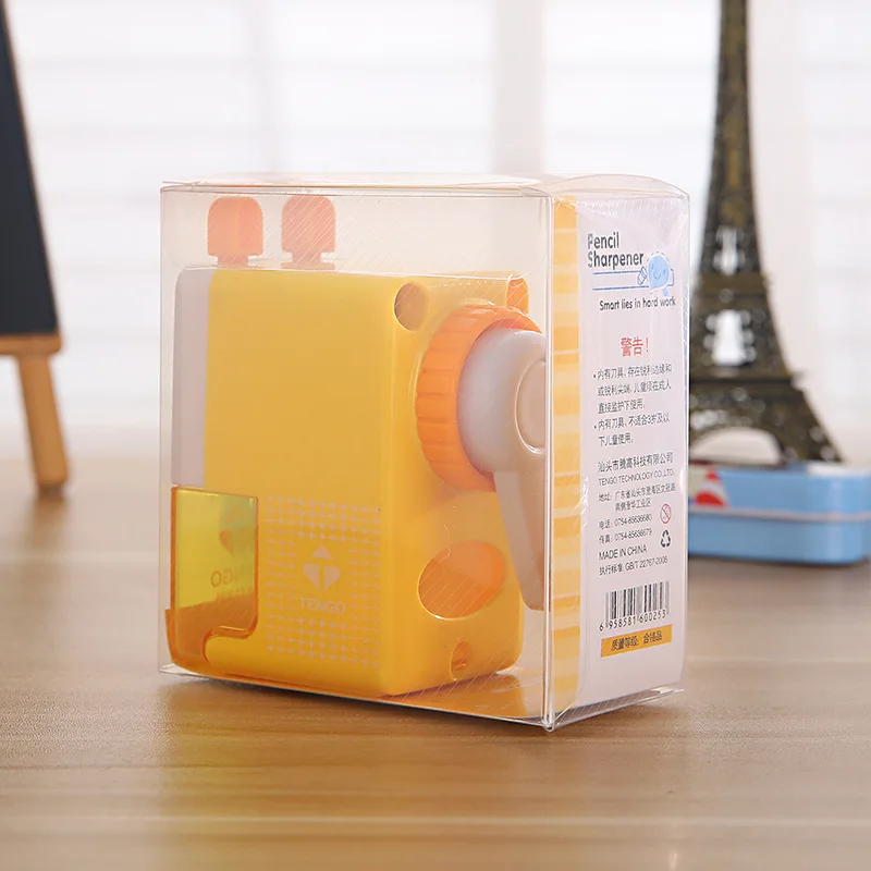 Cartoon Pencil Sharpeners Basic Type for Office Hand Crank Cutting Machine Kids Student Gift School Supply Stationery | Канцтовары для