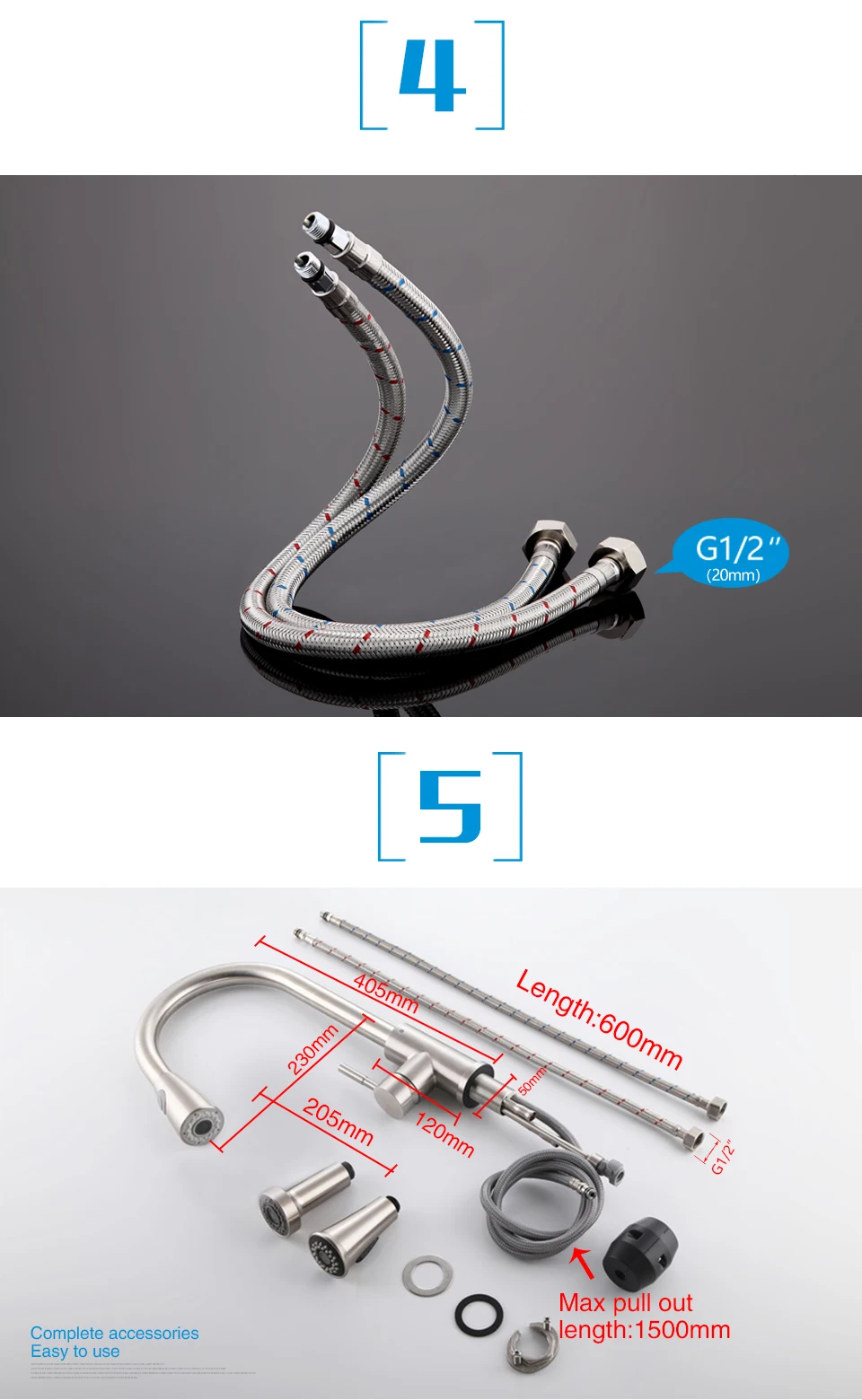 Gappo kitchen Faucets rotatable kitchen drinking water faucet flexible pull out mixer water tap Deck Mounted mixer tap