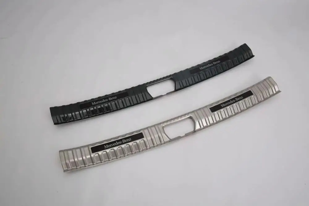 Автомобильная Задний защитный бампер протектор из нержавеющей стали накладка