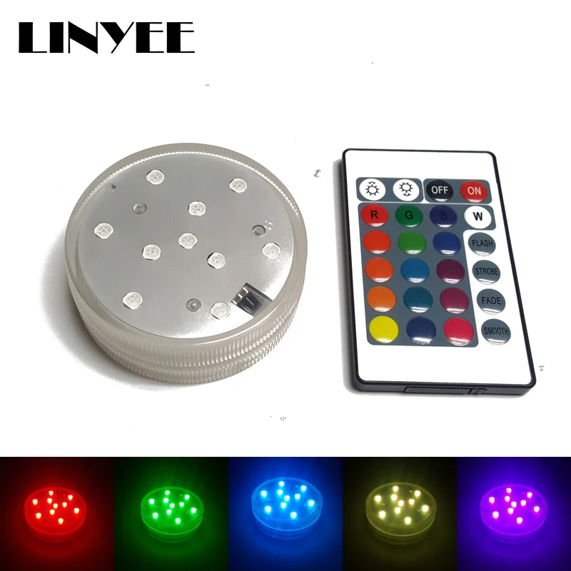 1 светодиодный подводный светильник RGB Водонепроницаемый погружной для бассейна