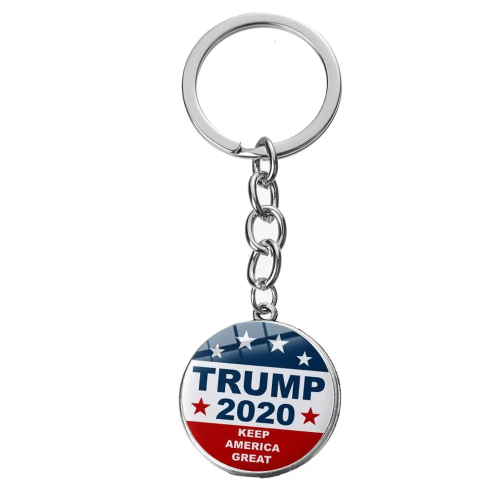 SONGDA Trump 2020 флаг креативные брелоки с принтом держать Америку большой Дональд для