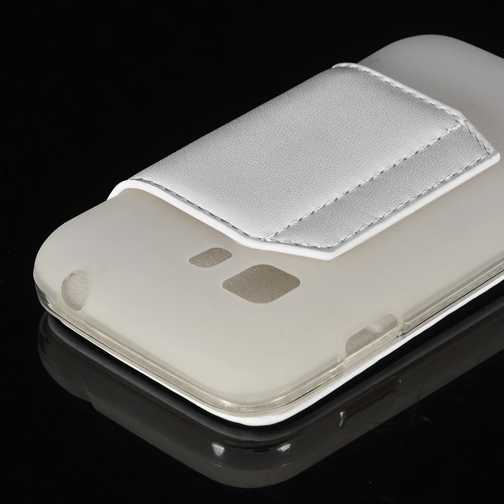 Флип чехол из искусственной кожи с отделениями для карт Samsung Galaxy Young 2|leather flip|for