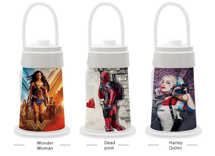 Светодиодный ночник Мстители DC Mavel Heros Железный человек энергосберегающие настольные лампы для гостиной спальни освещение праздничные подарки