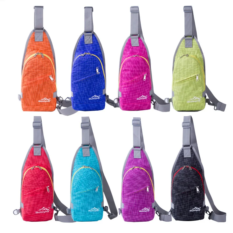 Спортивная сумка через плечо водонепроницаемый нейлоновый нагрудный рюкзак для