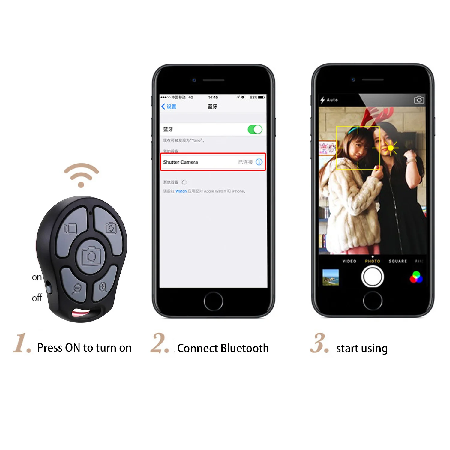 Gosear Bluetooth селфи палка Управление и возможностью регулирования интенсивности
