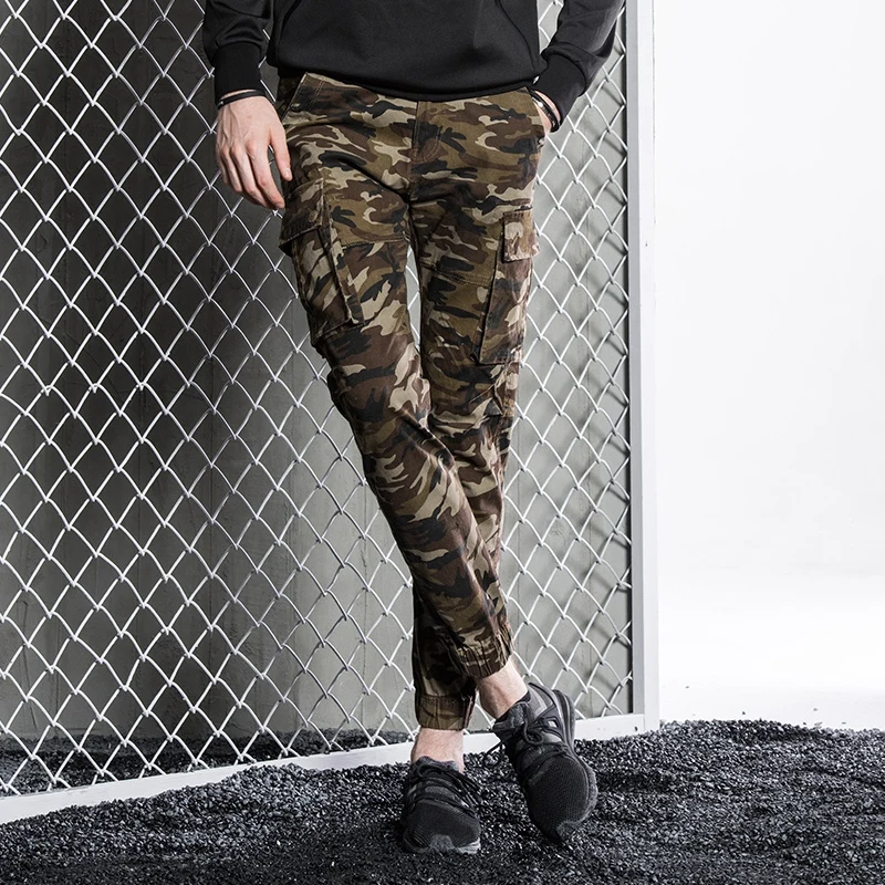 2017 новое поступление осень зима Модные тактические военные камуфляжные штаны