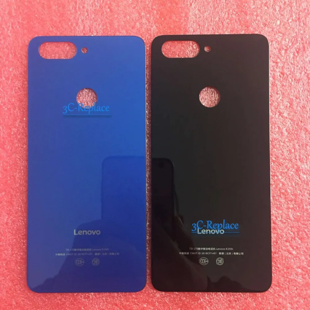Черный/синий 5 7 дюйма для Lenovo K5 K350T задняя крышка батарейного отсека Корпус задние