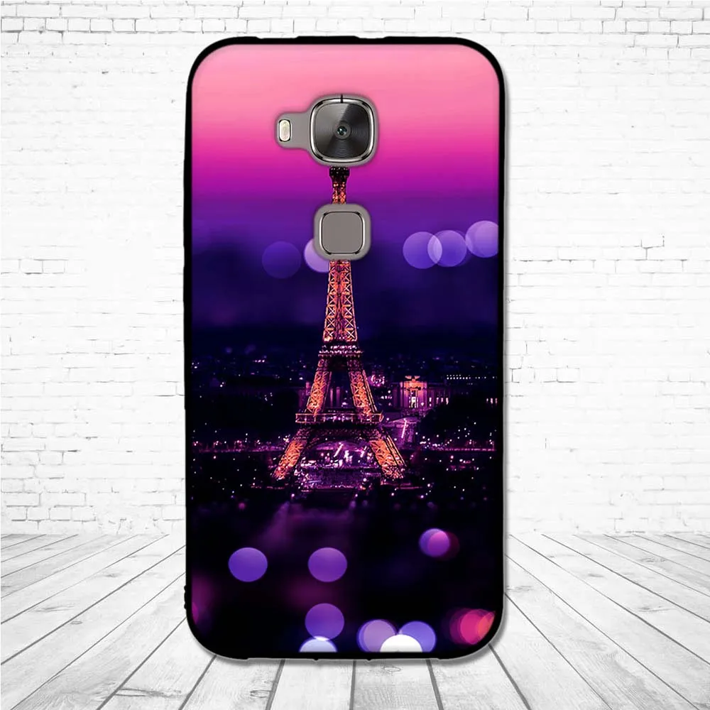 Чехлы из ТПУ для Huawei G8 G 8 мягкий силиконовый чехол накладка G7 Plus 3D рельефные Ascend GX8
