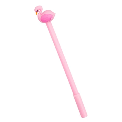 Pink 01 Милое животное фламинго для студентов гелевые ручки, кавайные канцелярские принадлежности Ручки canetas материал escolar офисные школьные принадлежности papelaria - Цвет: Pink 01
