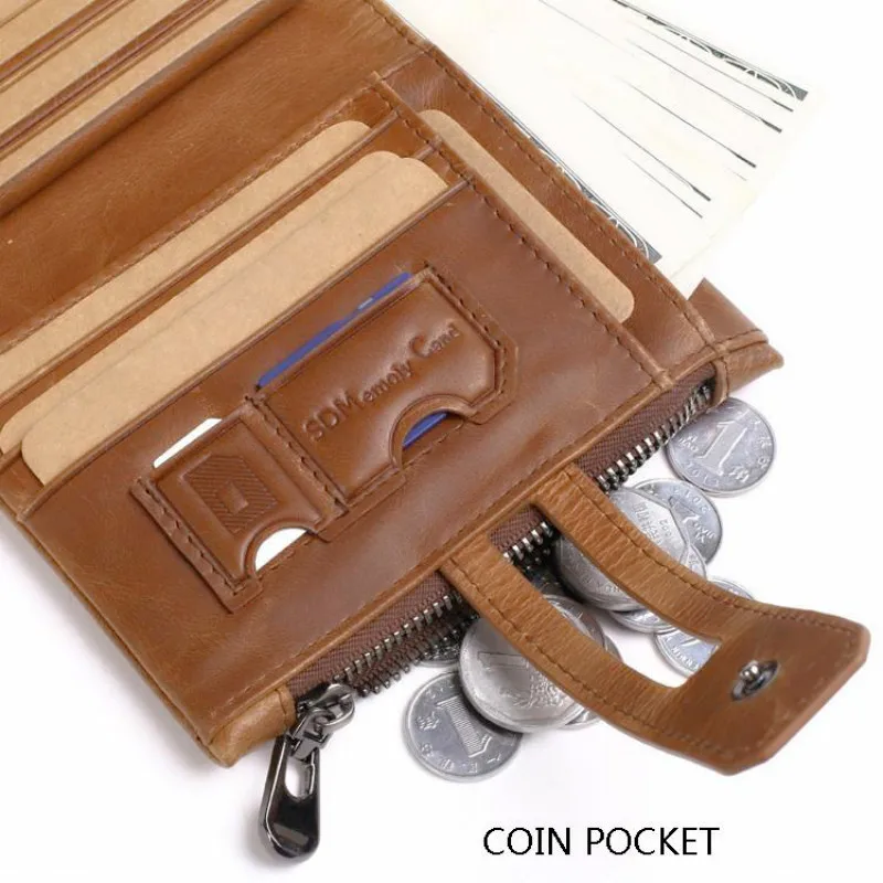 

Best Brand Wallet Men Leather Men Wallet Purse Short Male Clutch Leather Wallet Mens Money Bag Quality Guarantee Coin Bag Zipper