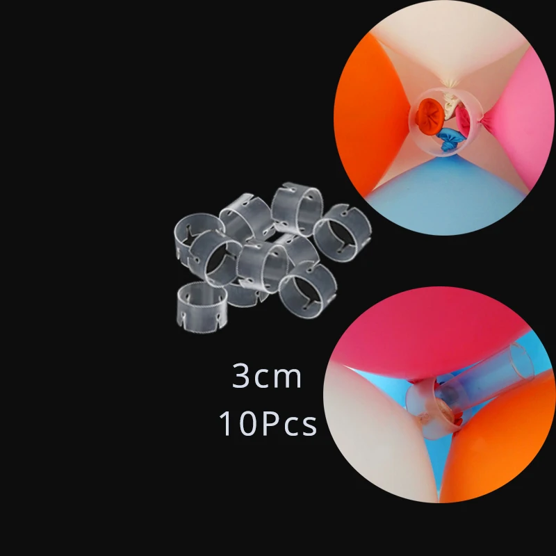 10pcs balloon clips Cyuan 30 см латексные воздушные шары палочки белый ПВХ держатель воздушных шаров палочки с зажимом для дня рождения, свадьбы, вечеринки - Цвет: 10pcs balloon clips