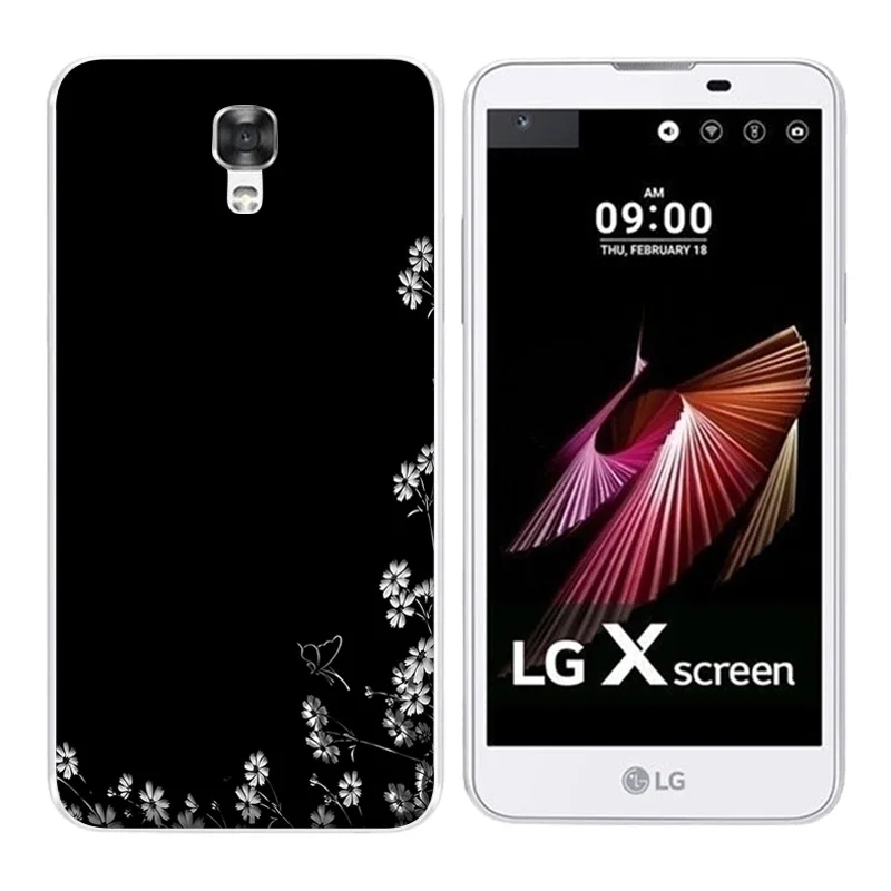 Модный мягкий ТПУ для LG X Screen/X View K500N K500DS Мягкий силиконовый чехол с принтом