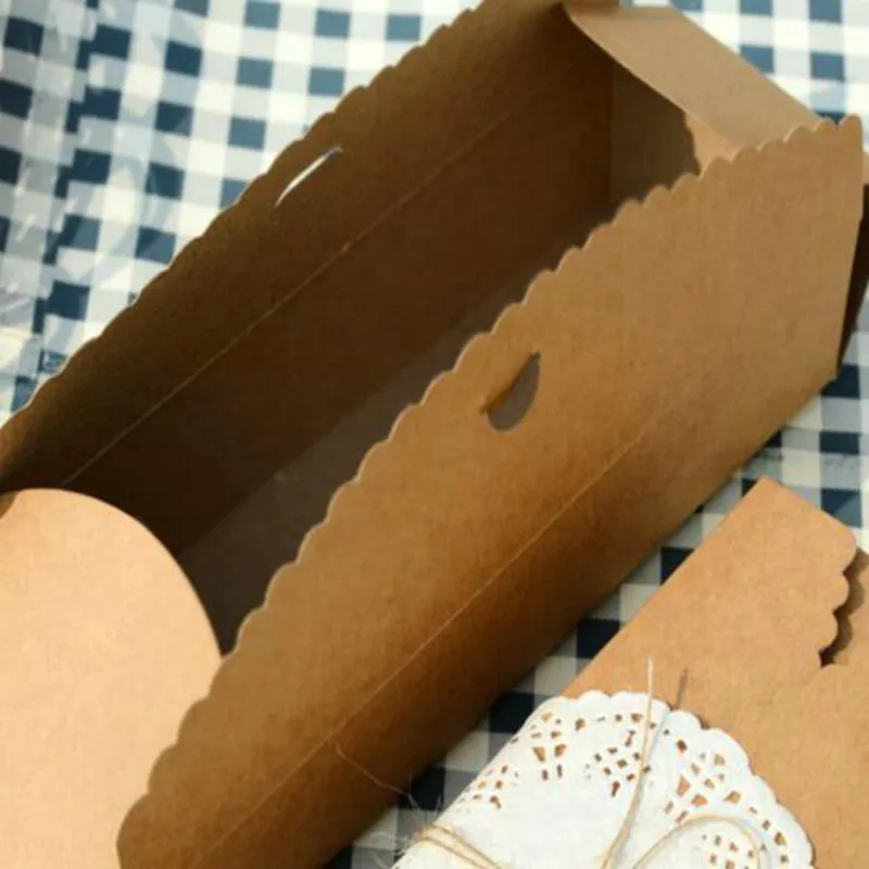 Образец крафт Бумага коробки DIY свадебный подарок Коробки партия коробка конфет