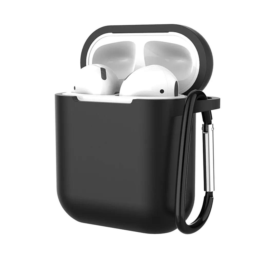 For Apple AirPods Case Silicone Sleeve Skin Cover With Anti-lost Lanyard Funda Air Pods Charging Case#15 | Электроника