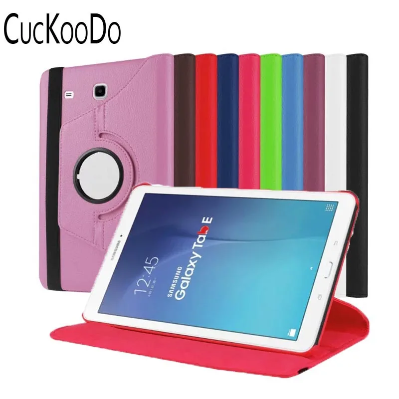 CucKooDo 100 шт./лот для Galaxy Tab E 9 6 360 градусов вращающийся чехол подставка Samsung E/Tab Nook