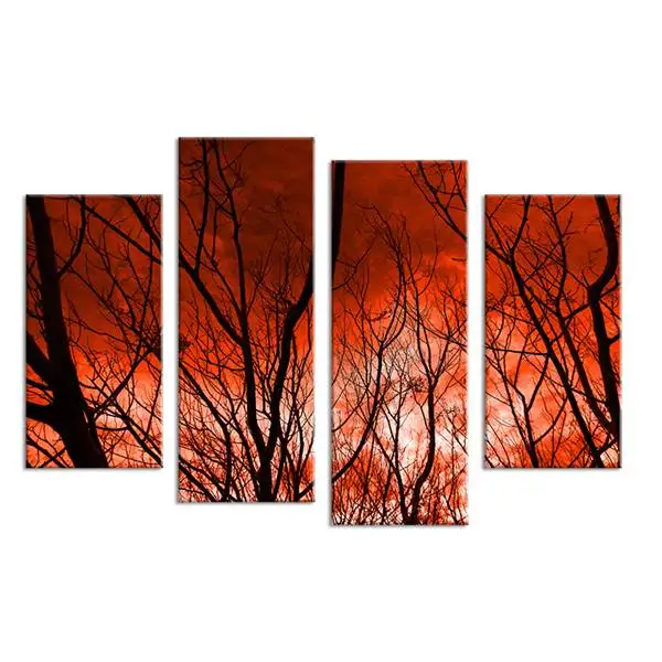 4 шт. Картина на холсте с изображением неба Hd для домашнего декора|print on canvas|painting