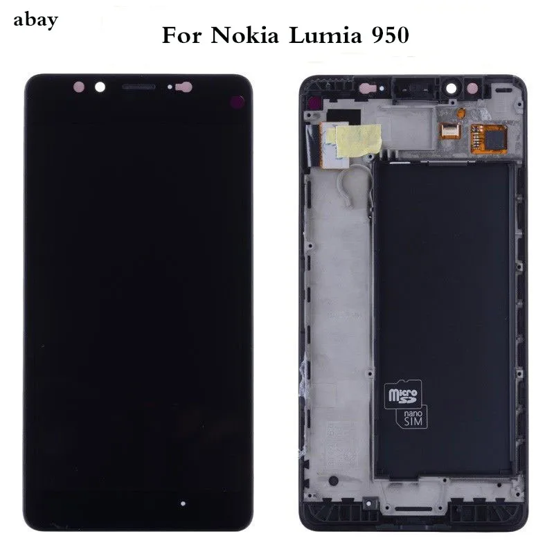 5 2 дюймов для Microsoft Nokia Lumia 950 ЖК дисплей с кодирующий преобразователь сенсорного