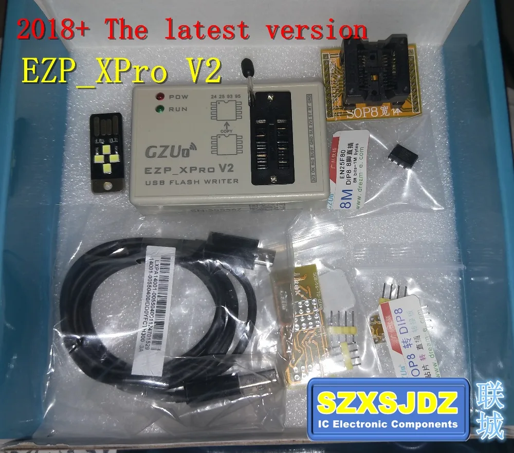 EZP_XPro V2 программист материнская плата USB маршрутизации ЖК дисплей BIOS SPI FLASH IBM 25