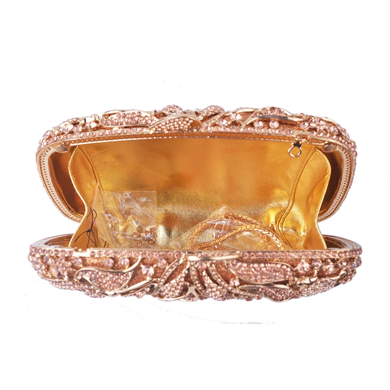 

Women Purple/Black 3 Colors Crystal Evening Clutch Bag 100% Handmade Diamonds Ladies Purse Handbags Luxury Female Evening Bags